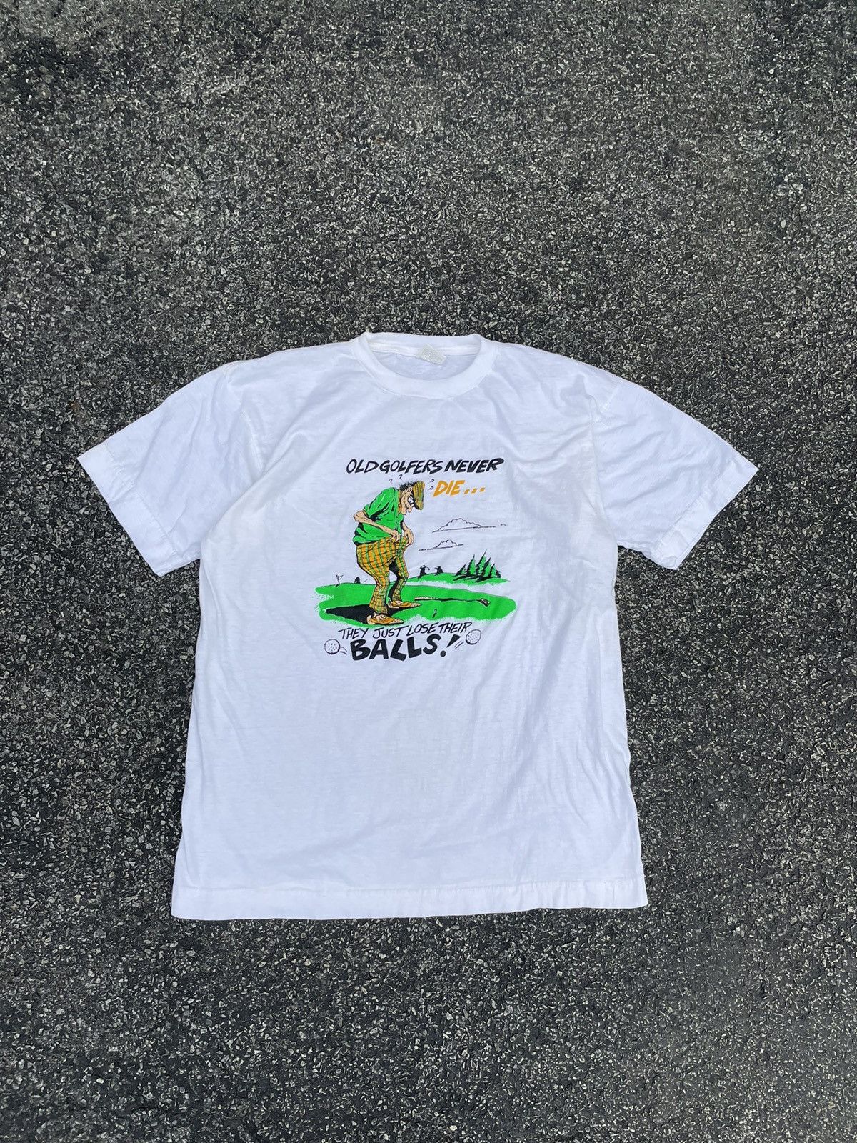 Vintage Golf Cartoon Graphic Funny T Shirt Hoodie, Sweatshirt | PodWearCo.com