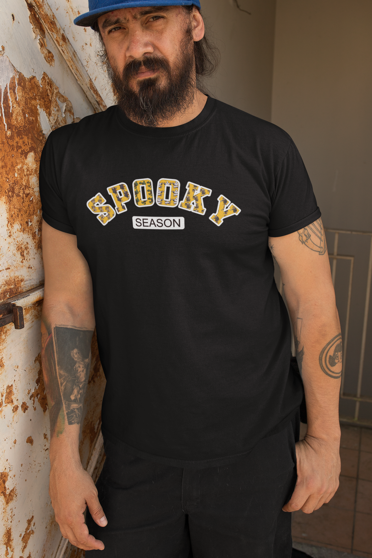 Spooky Season Halloween T-Shirt - with Horror Squatches Hoodie, Sweatshirt | PodWearCo.com