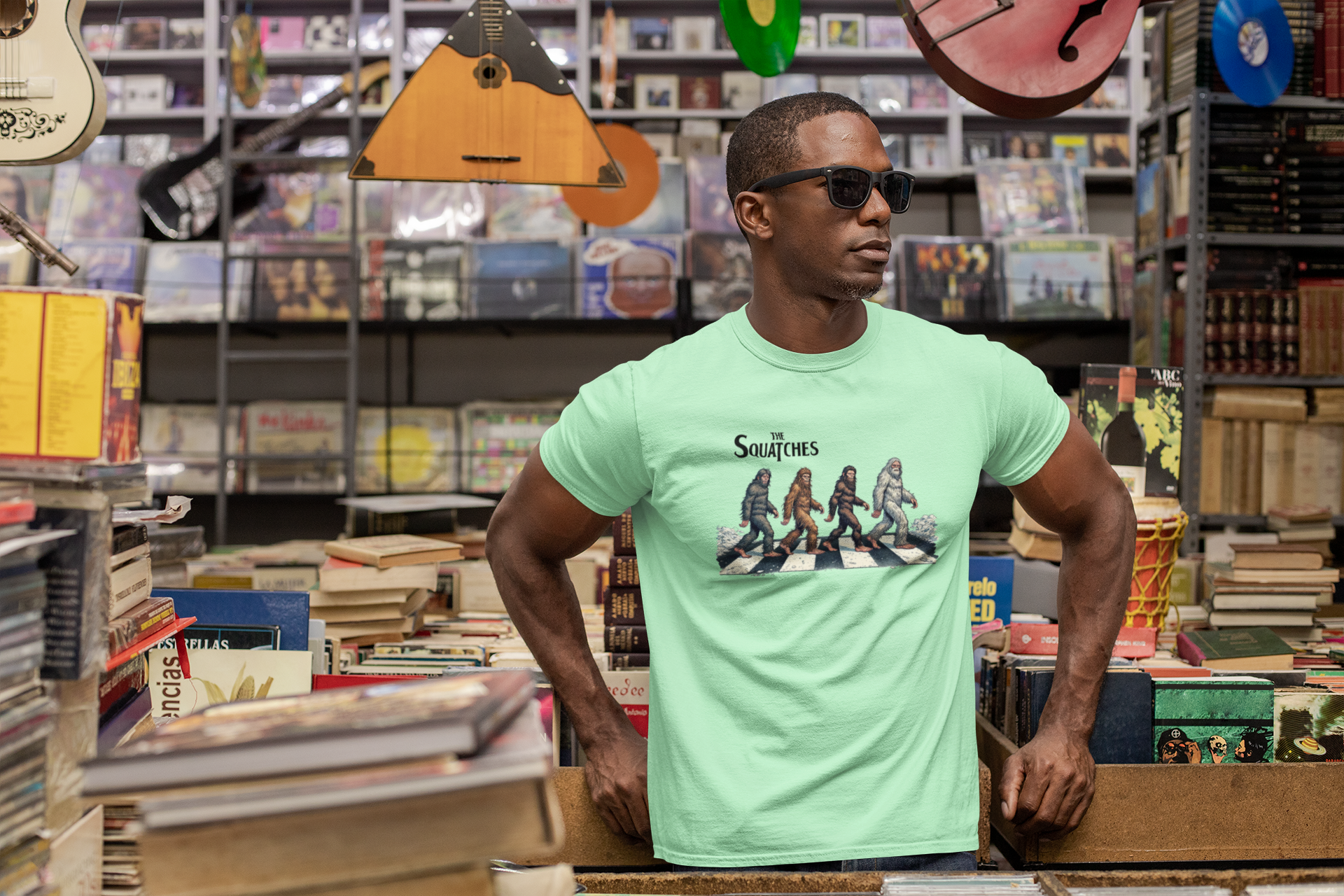 The Squatches Tshirt (Mint Green or Tan) Hoodie, Sweatshirt | PodWearCo.com