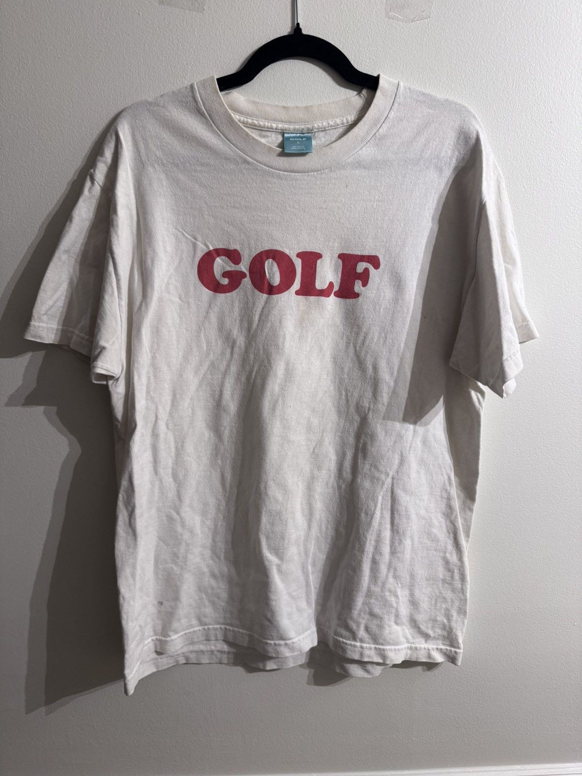 Wang Golf Wang White Logo T Shirt Hoodie, Sweatshirt | PodWearCo.com