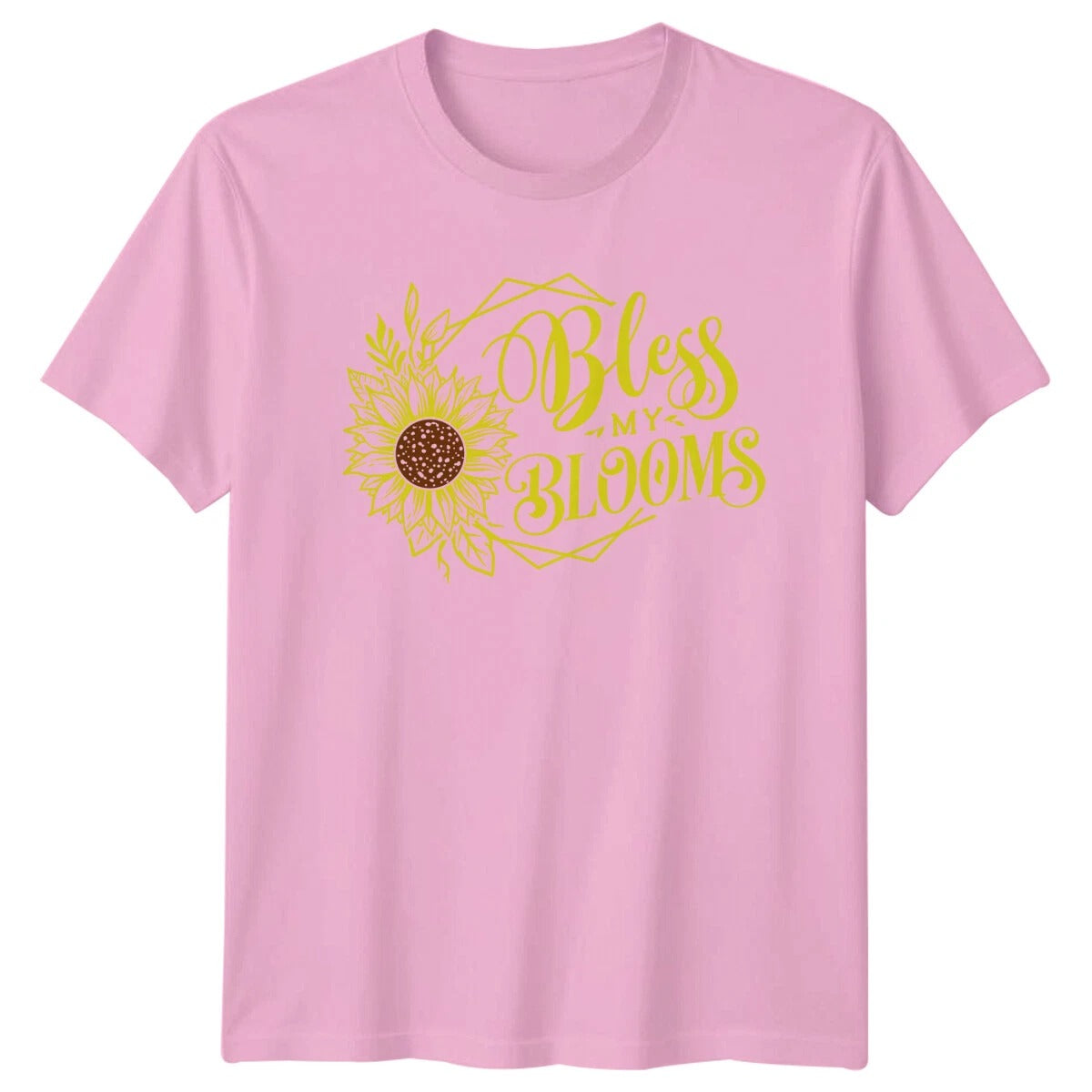Bless My Blooms Sunflower Floral Nature T-Shirt