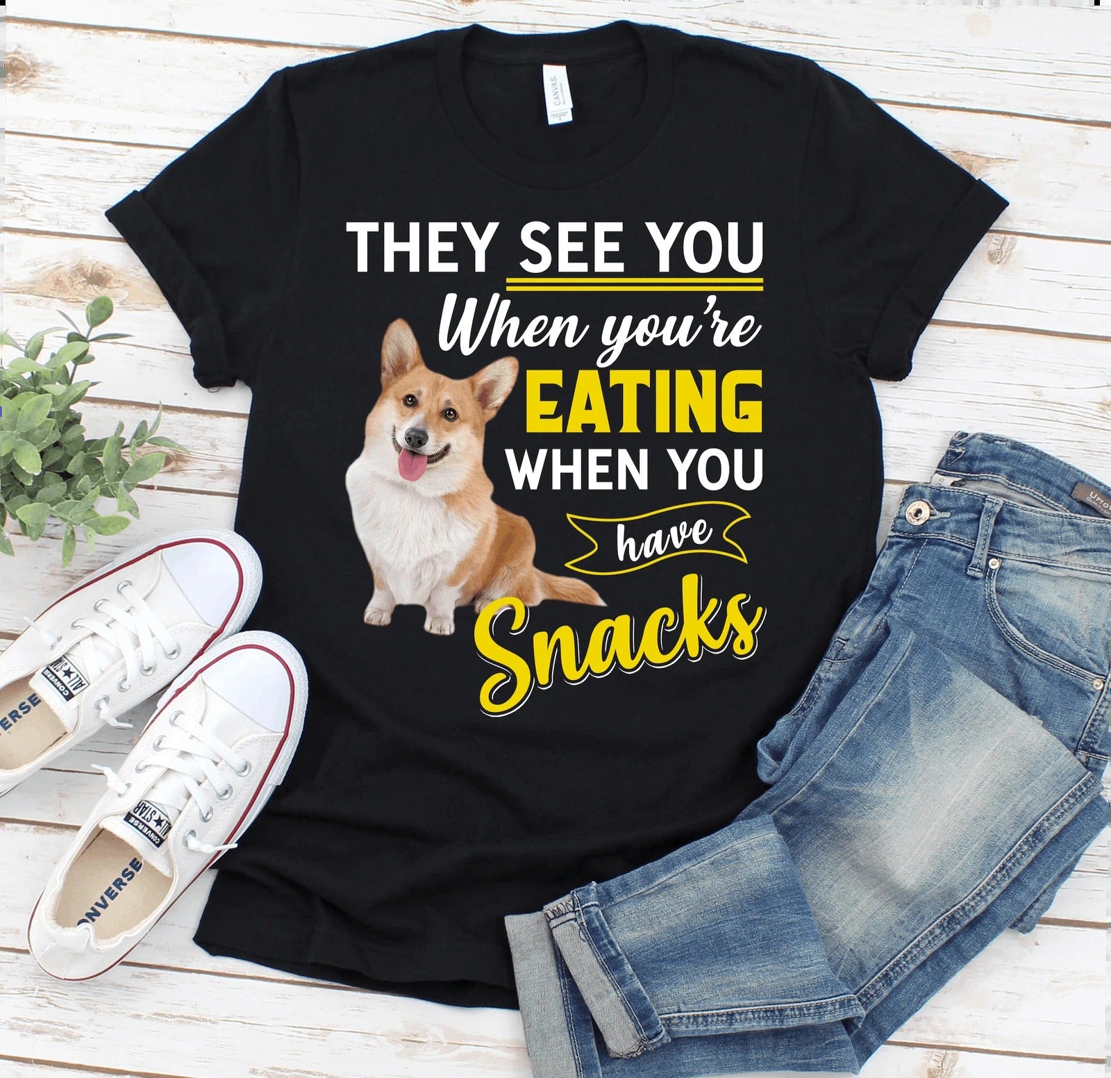 Corgi Gift Beagle Funny Dog Lover Gift Corgi Mom Dad Funny 17 T-shirt