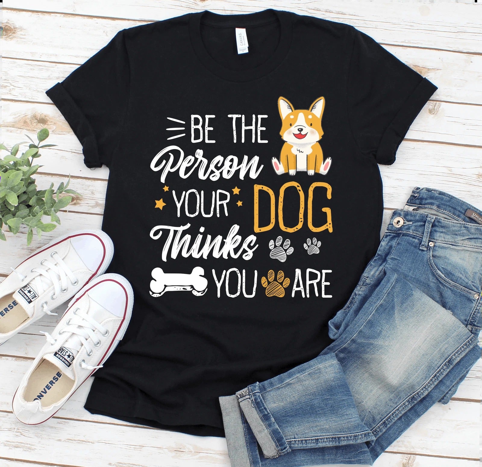 Corgi Gift Beagle Funny Dog Lover Gift Corgi Mom Dad Funny 6 T-shirt