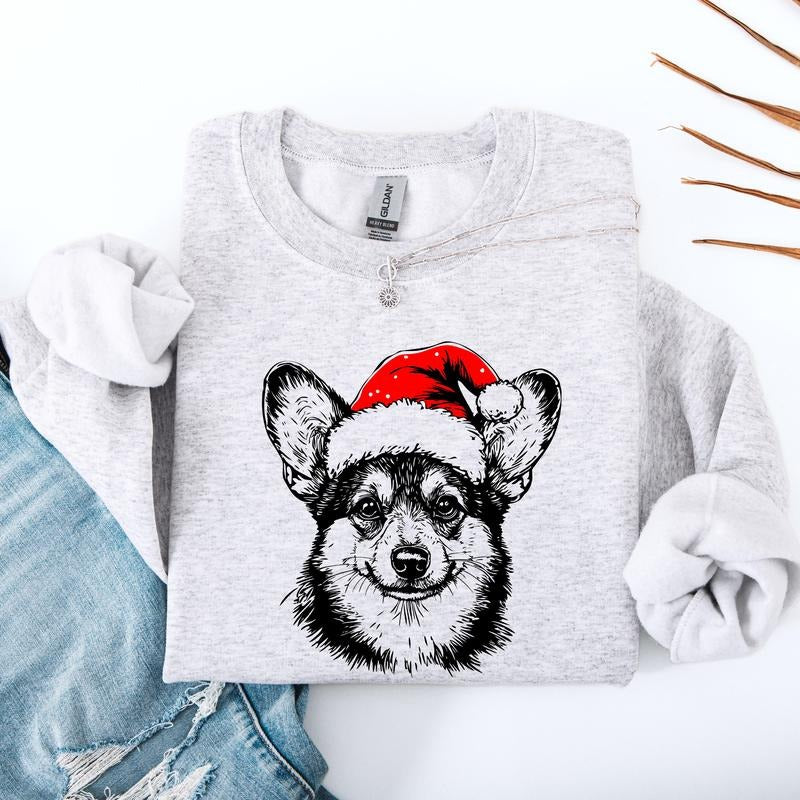 Corgi, Dog Lover Apparel, Pet, Dog Breed, Cute Sweatshirt, Crew Neck, Women's, Crewneck T-Shirts, Hoodie | PodWearCo.com