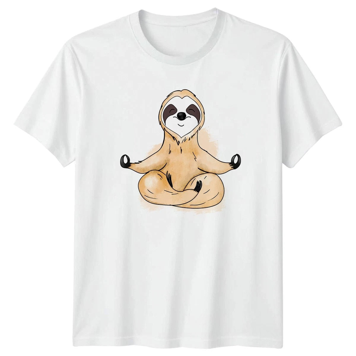 Cute Meditating Sloth Yoga Zen T-Shirt Yoga Zen Animal Lover Birthday Gift