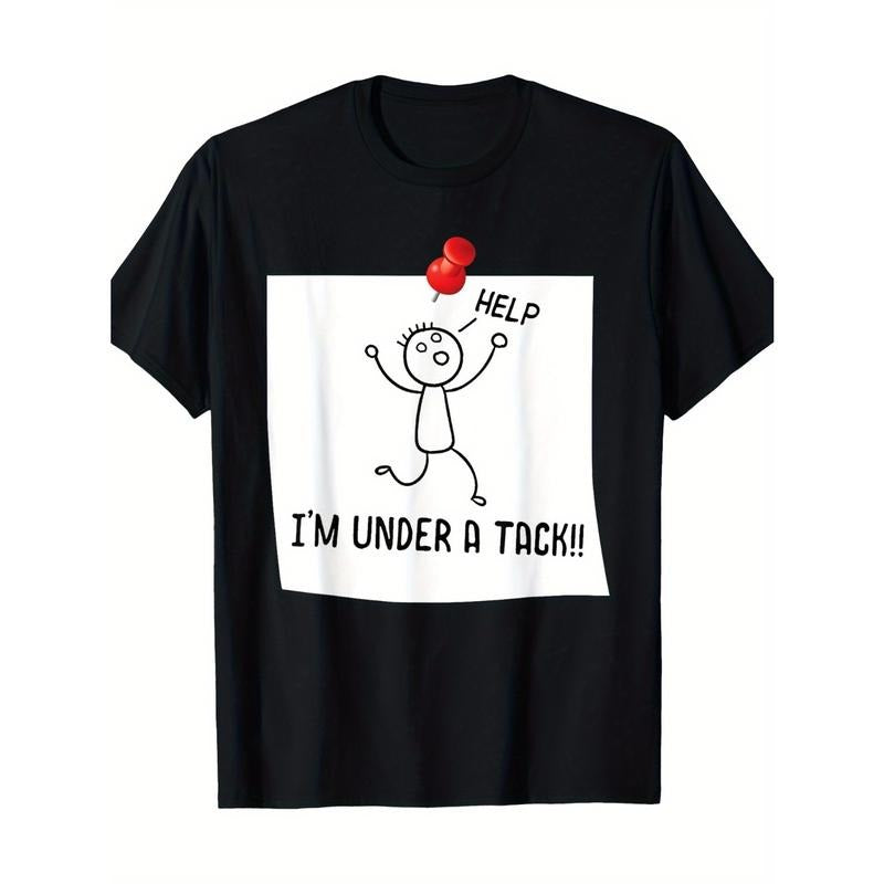 "Help! I'm being crushed by a nail!" Graphic T-Shirt