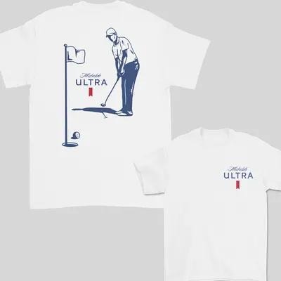 Michelob Ultra Golfing T-Shirt, 2 Side T-Shirt For Men, Gift For Her, Gift For Him Hoodie, Sweatshirt | PodWearCo.com