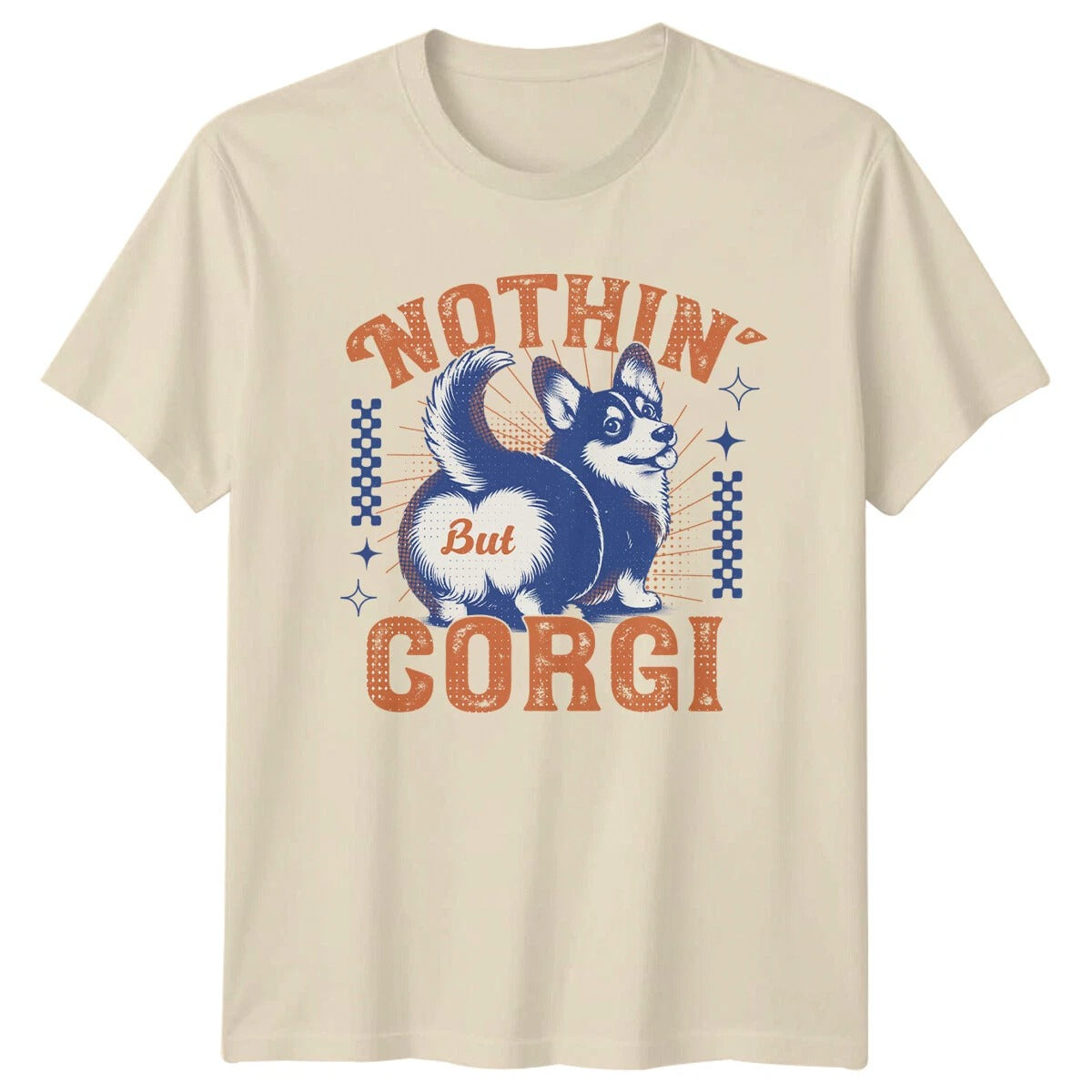 Nothin' But Corgi Retro Dog T-Shirt, Funny Dog Lover Tee