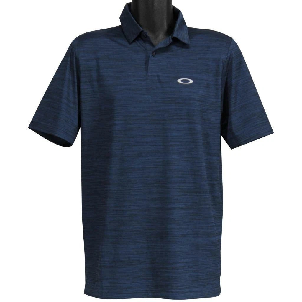 Oakley New Galaxy Polo Mens Size S Small Universal Blue Golf Sports Tee Shirt