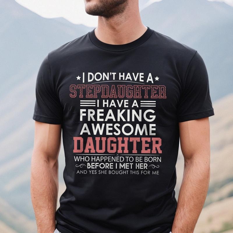 Proud Stepdad T-shirt, Stepdad Gift
