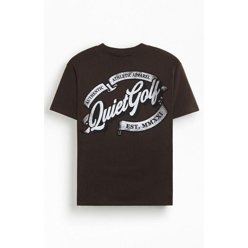 QUIET GOLF Men's Authentic T-Shirt - Multicolor Hoodie, Sweatshirt | PodWearCo.com