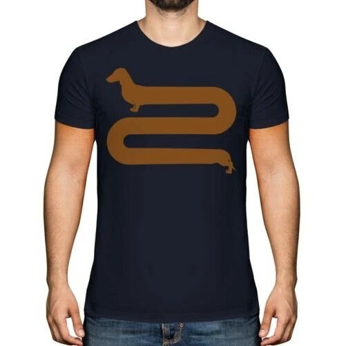 SAUSAGE DOG MENS T-SHIRT TEE TOP GIFT FUNNY DOG