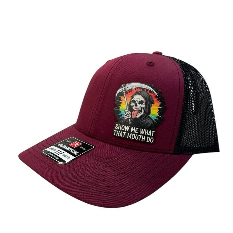 Show me what that mouth do Richardson Hat, FlexFit, Golf Hats T-Shirts, Hoodie, Sweatshirt | PodWearCo.com