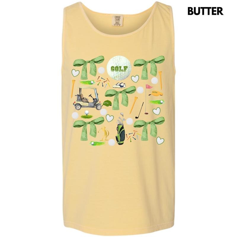 Tank Top - Golf Day Collage Comfort Colors Tank Top 'NLB' T-Shirts, Hoodie, Sweatshirt | PodWearCo.com