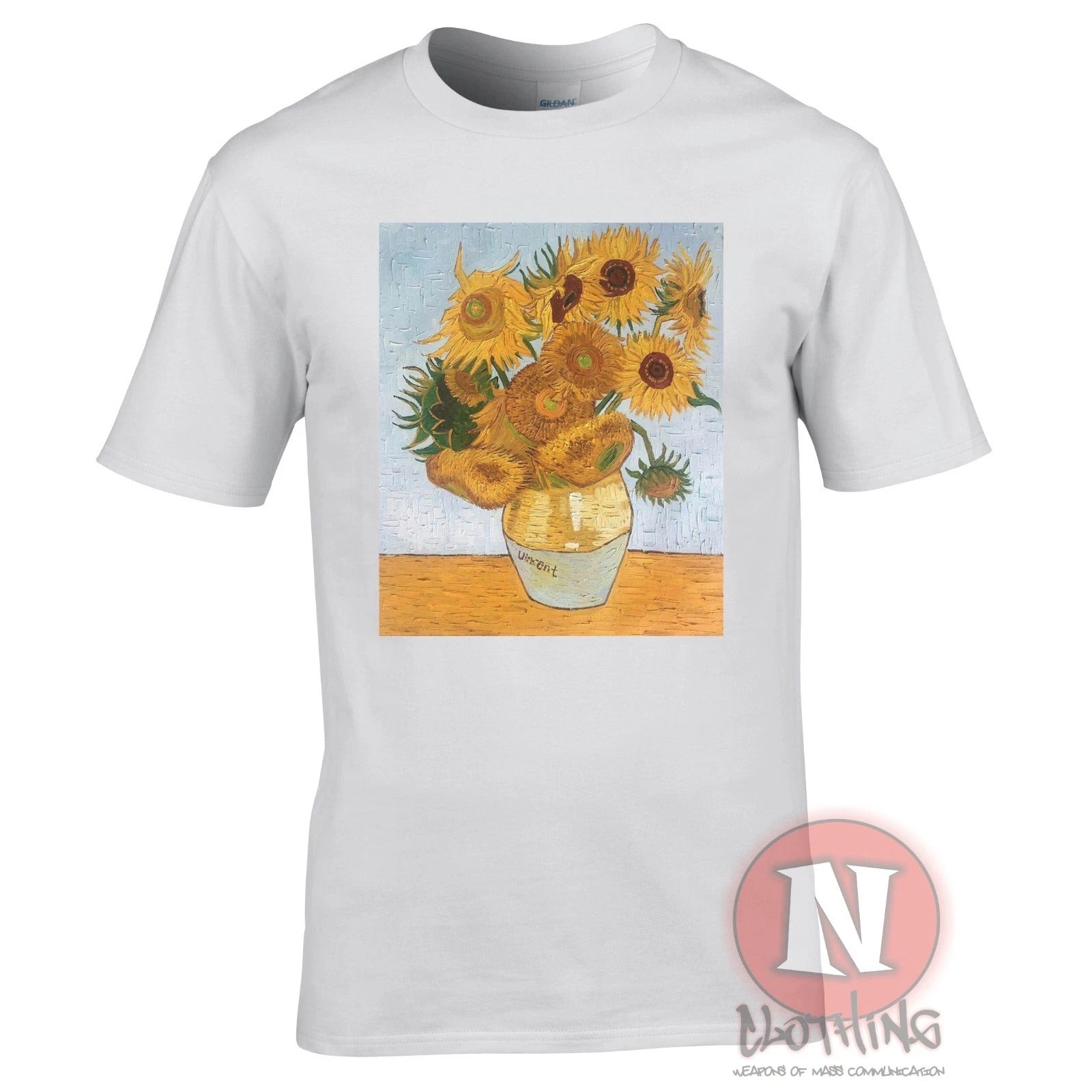 Van Gogh sunflowers t-shirt Aesthetic classic art tshirt tee