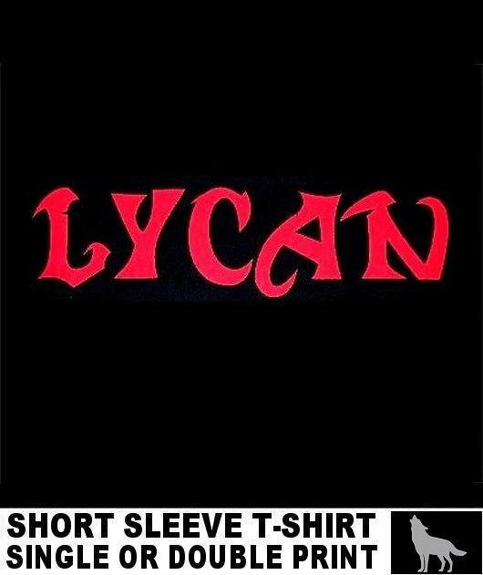 WILD WOLF LYCAN FULL MOON GOTHIC IMMORTAL DEMON TWILIGHT WEREWOLF T-SHIRT ET6