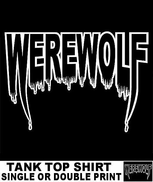 WILD WOLF LYCAN FULL MOON GOTHIC IMMORTAL DEMON TWILIGHT WEREWOLF TANK TOP ET24