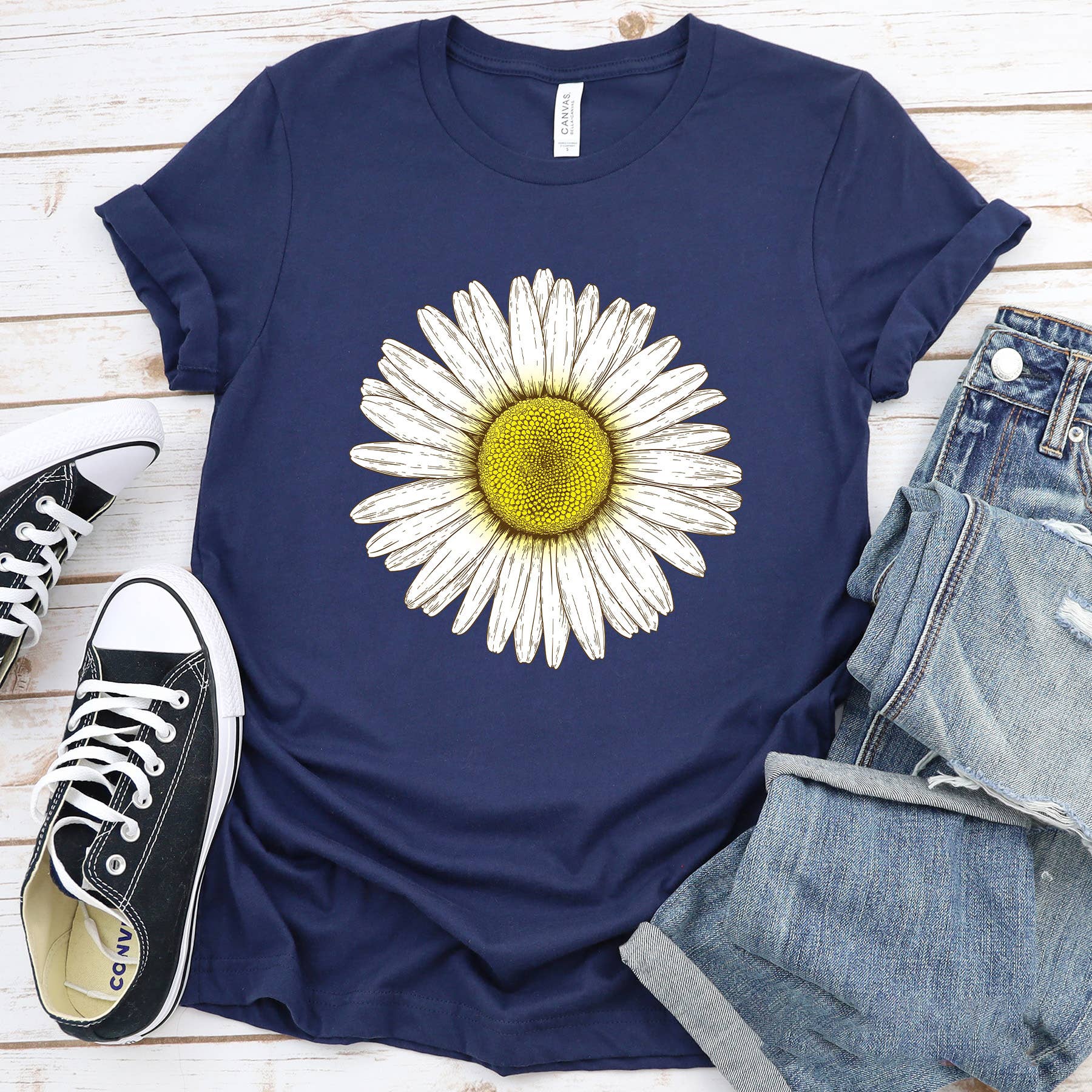 Sunflower T-Shirt - Vintage Nature Hoodie, Sweatshirt | PodWearCo.com