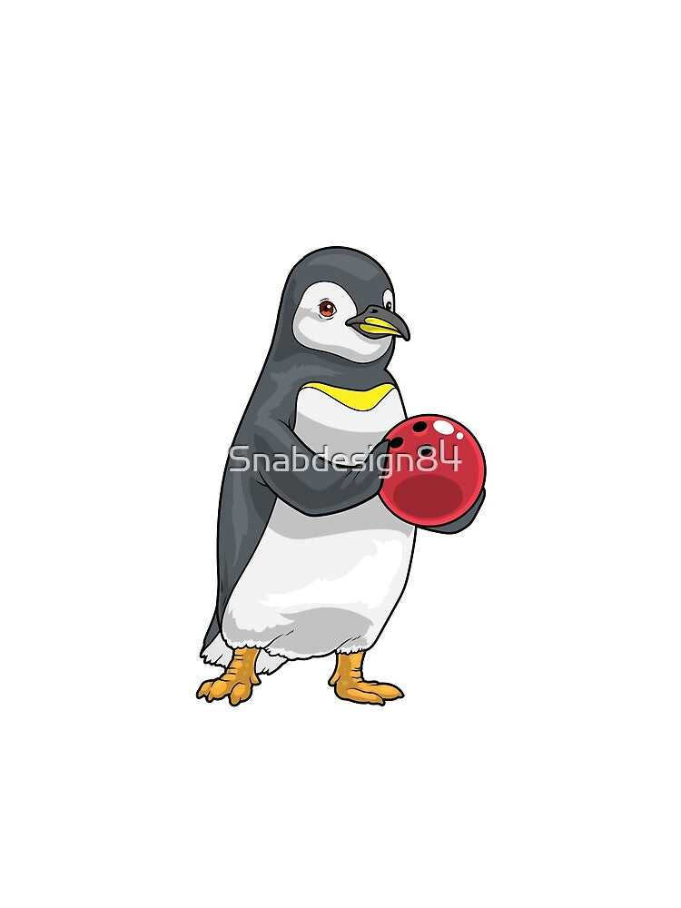 Penguin Bowling Bowling ball by Snabdesign84
